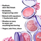 Kosas Blush is Life – Talc-Free Dimensional Blush Baked with Squalane & Hyaluronic Acid – Long Wear, Safe for Sensitive Skin - Butterflies