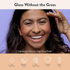 Juwel Cosmetics Ultra Lip Gloss, Gloss for Dry Lips, High Shine, Smooth Finish Moisturizing Lip Gloss with Beeswax, Castor Oil and Vitamin E, Vegan, Talc-free, Slay