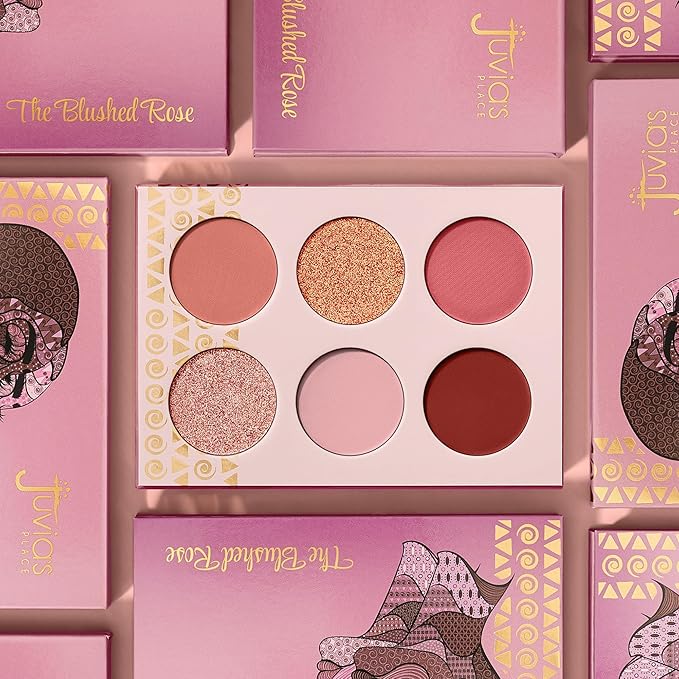 Juvia's Place Palette Blushed Rose - Rosy, Pinks,