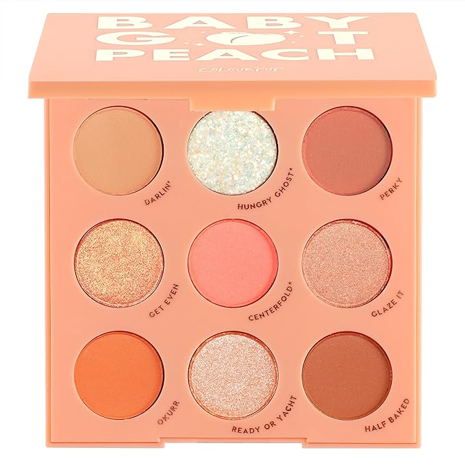 ColourPop Baby Got Peach Shadow Palette - Orange 3 oz