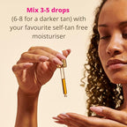 Skinny Tan Notox Face Tanning Drops - Hydrating Serum for Face with Vegan Collagen, Guarana, Aloe Vera - Reduces Appearance of Imperfections - 1 oz