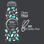 DOVE MEN + CARE 2 in 1 Shampoo Conditioner Eucalyptus + Birch 3 Count For Healthy-Looking Hair Naturally Derived Plant Based Cleansers 20.4 oz