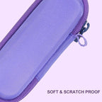 co2CREA Hard Case and Replacement Head Compatible with Finishing Touch Flawless Facial Hair Remover Electric Face Razor for Women (Lavender Case + Replacement Head)