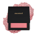 Mented Cosmetics Made in Italy, Cruelty Free Makeup, Vegan, Paraben Free, Shimmer Cheek Blush Palette for Face, Powder Face Blush for Women with Vitamin E, 0.2oz/7g, Pinky Promise
