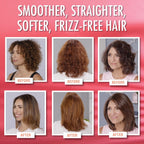 Keratin Hair Treatment, 4 oz | Frizz Control, Formaldehyde Free, Salon Quality, Smoothing Treatment, Long Lasting, Cream for All, Frizzy, Curly, Dry, Damaged Hair