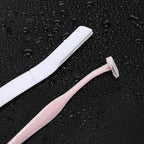 6pcs Eyebrow Razors for Women, Multipurpose Trimmers Set Precision Facial T Shape Shaver Hair Removal Tools Portable Face Exfoliating Dermaplaning Kit with Protective Cover Peach Fuzz