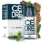 SOLINOTES Cedarwood Perfume for Men - Eau De Parfum | Refined Woody and Soothing Fragrance - Made in France - Vegan - 1.7 fl.oz