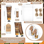 50 Sets 200 Pcs Baby Shower Hand Lotion and Lip Balm Gift Theme Baby Shower Party Favors Travel Size Hand Lotion and Lip Balm Bulk with Organza Bags Tags(Rustic Pumpkin)