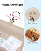 Bagsmart hanging travel toiletry organizer
