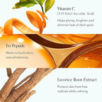 Bliss Vitamin C + Tri-Peptide Bright Idea Serum – 15% Brightening + Barrier Boost Complex for Radiant, Firm Skin – Anti-Aging Face Serum Boosts Collagen & Elasticity - 1 fl oz
