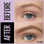 Maybelline Express Brow 2-In-1 Pencil and Powder Eyebrow Makeup, Blonde, 1 Count