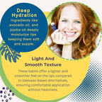 ALIDA PURE Melody Lip Balm Collection, Vegan, Lip Balm, Beeswax Free, with Avocado Oil, Organic Jojoba Oil, and Vitamin E, Natural Moisturizer for Dry, Chapped Lips, 5 Tube Set