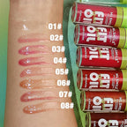 Lip Oil Lip Glaze, Soft Brush Head Hydrating Lip Glow Oil,Shiny Transparent Lip Gloss Plumping,Long Lasting Nourishing Non-sticky Fresh Clear Smooth Lip Care