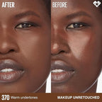 Maybelline Super Stay Lumi-Matte Foundation, Lightweight and Buildable Full Coverage Foundation Makeup For Up To 30HR Wear, 370, 1 Count