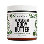 Peppermint Body Lotion | Moisturizer for Dry Skin | with Raw Shea Butter and Jojoba Oil | No Synthetic Fragrances, Non-Greasy Body Cream for Men and Women | 8 oz
