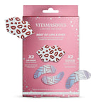 Vitamasques Under Eye Patches & Lip Mask Sheets, Best of Eyes & Lips Set - Eye Patches for Puffy Eyes - Under Eye Masks for Dark Circles and Puffiness