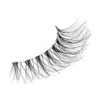 KISS The New Natural, False Eyelashes, 'Wide Slacks', 12 mm, Includes 4 Pairs Of Lashes, Contact Lens Friendly, Easy to Apply, Reusable Strip Lashes