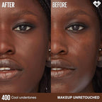 Maybelline Super Stay Lumi-Matte Foundation, Lightweight and Buildable Full Coverage Foundation Makeup For Up To 30HR Wear, 400, 1 Count
