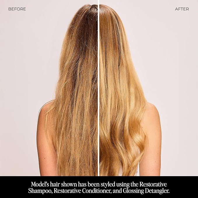 LolaVie Restorative Shampoo - 8.5 oz, 2 Pack - Repairs Look of Damage, Protects from Breakage, Reduces Frizz for 12x Softer, Smoother Hair - Gentle, Color Safe - All Hair Types