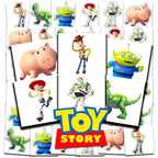 Disney Toy Story Tattoos Party Favors Bundle ~ 72 Perforated Individual 2" x 2" Toy Story Temporary Tattoos for Kids Boys Girls (Toy Story Party Supplies)