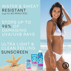 Surface TROPIX Sheer Touch Sunscreen Stick, Water Resistant, UVA/UVB Broad Spectrum, Fast Drying Protection, PABA Free - SPF 50-1 PACK