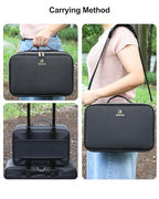 Relavel makeup train case with