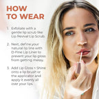 Beauty For Real Lip Gloss + Shine, Plumping High Shine Hydrating Gloss, Turned On, Sheer Lip Bite Nude, Light + Mirror, Cruelty Free, 0.15 fl oz