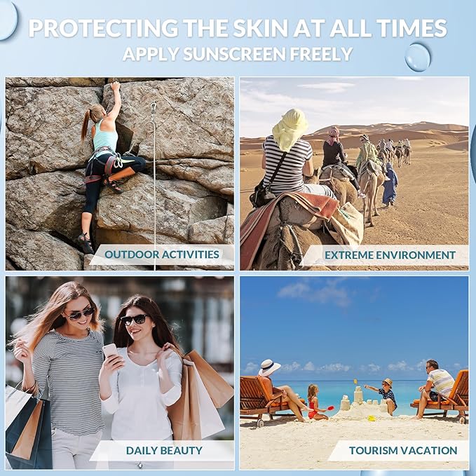 Sunglaze Sheer Body Mist Sunscreen SPF 42, Infused with Shimmering Body Oil, Hydrating Mist, Hydrates, Gives Skin a Glowy Finish, Lightweight, Gives Skin A Glowy Finish（6.7 Fl Oz）