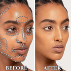 9 Colors Concealer Contour Palette,Correcting Concealer Makeup Palette 9 In 1 Contouring Foundation Cream Contour Palette for Redness,Dark Circles,Blemish,Acne(04#)