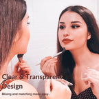 LilyLeaf Handheld Makeup Mixing Palette - Transparent Hand