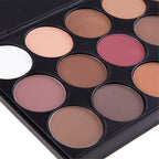 Pro 15 Colors Eyeshadow Makeup Palette Cosemetic Contouring Kit - Ideal for Professional and Daily Use