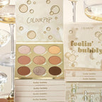 ColourPop Feelin' Bubbly Eyeshadow Palette - Brown & Gold Palette with Metallic and Matte Finishes - High-Pigment Eye Makeup with a Long-Wearing Formula (0.3 oz)