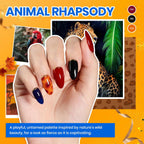 Beetles Gel Nail Polish Kit with U V Light - 80Pcs Fall Nail Fest Color Enchantment 55 Colors Gel Polish Starter Kit with Base Top Coat DIY Nails Stickers Manicure Tools Gift for Women Teens Girls