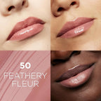 L'Oreal Paris Glow Paradise Hydrating Tinted Lip Balm-in-Gloss with Pomegranate Extract & Hyaluronic Acid, Ultra-Gentle, Non-Sticky Formula, Feathery Fleur, 0.23 Fl Oz