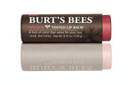 Burt's Bees 100% Natural Tinted Lip Balm, Hibiscus with Shea Butter & Botanical Waxes – 1 Tube