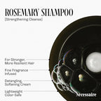 Nécessaire Rosemary Hair Duo | Multi-Protien Strengthening Shampoo + Conditioner For Thinning Hair. For Women + Men. Good For All Hair Types/Textures. Free Of Sulfates. Color-Safe. 250 ml / 8.4 oz