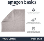 Amazon basics face towels for