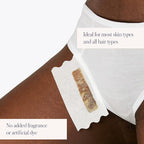 Flamingo Face & Pubic Wax Kit - 44 Wax Strips, 16 Post-Wax Cloths, and Calming Serum - Easy At-Home Hair Removal