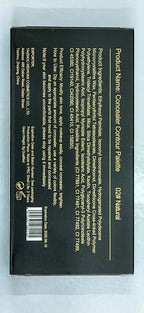 6 Colors Correcting Concealer Palette, Makeup Cream Contour Palette with Brush, Contouring Foundation Highlighting Concealer Palette for Conceals Dark Circles, Redness, Acne, Blemish