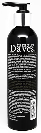 Dave’s Self Tanner Natural Light/Medium Sunless Tanning Anti-Aging Lotion. All Skin Types