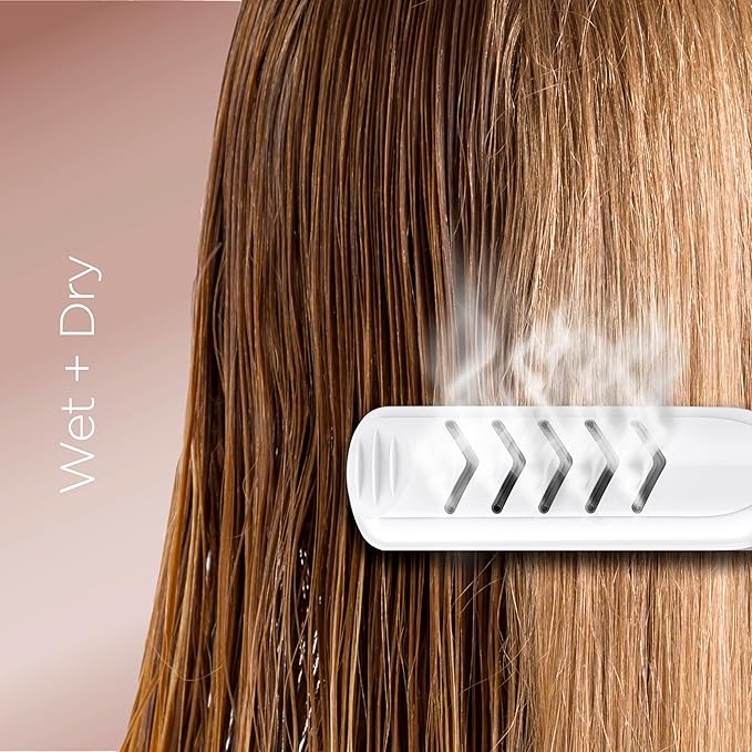 Conair Double Ceramic Flat Iron, 1 1/2-inch Wet-to-Dry Hair Straightener