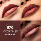 L'Oreal Paris Colour Riche Original Creamy, Hydrating Satin Lipstick with Argan Oil and Vitamin E, Worth It Intense, Rich Brown Lipstick, 1 Count