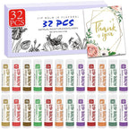 32 Pack Lip Balm, Natural Lip