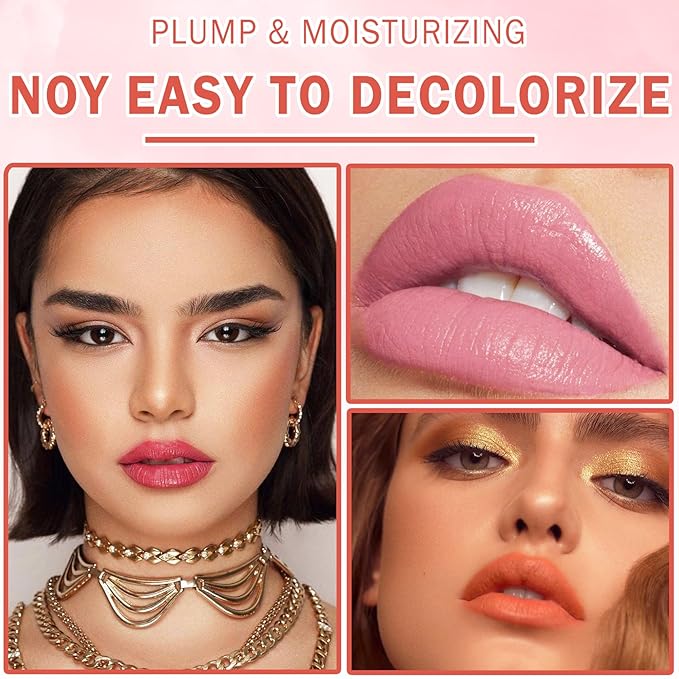 AWCCXMYM 2Pcs Lip Stain Lip Tint Stain Nude Gloss