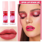 AWCCXMYM 2Pcs Lip Stain Lip Tint Stain Nude Gloss