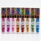 42 Bundle Diamond Bling Bling Mood Color Changing Lip Gloss & Lip Stain Set of 6 Crystal Sparkle Non-Sticky Lightweight Long Lasting High Shine Hydrating Glow For Girls, Teens, Women