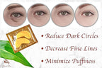 Rejuvenating Under Eye Masks, 20 Pairs, Reduces Fine Lines, Wrinkles, Dark Circles, Puffiness