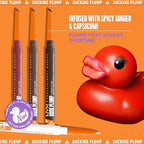 NYX PROFESSIONAL MAKEUP Duck Plump Plumping Lip Liner, Matte Pencil With Up To 10HR Wear, Double Dose (Dark Brown Lip Liner)