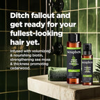 Soapbox Men's Thick and Full 2 in 1 Shampoo and Conditioner Men, Natural Mens Shampoo and Conditioner, Oak & Cedar Leaf, 16oz