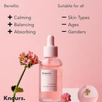 Knours. Balancing 5xHA+Gromwell Root oil Bubble Burst Serum w/ 59% Rose Water Niacinamide, Retinal Hydrating Healthy Serum for Improved Tone & Texture EWG Verified Clean Beauty 50ml/1.69fl. oz.
